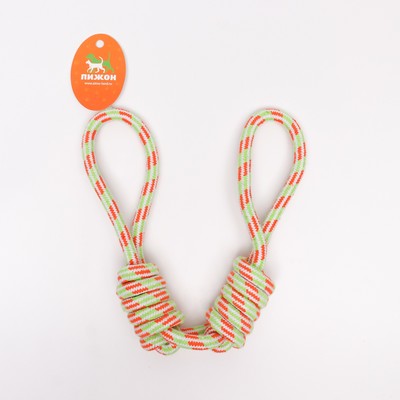 Игрушка тренировочная канатная «Бесконечность», 48 см, до 130 г, микс цветов