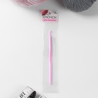 Крючок для вязания, d = 4 мм, 14 см, цвет розовый - Фото 2