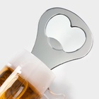 Открывашка Доляна «Пивная кружка», 10×5 см, цвет серебристый - Фото 6