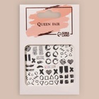 Слайдеры для ногтей «Творческий беспорядок», чёрные - Фото 4