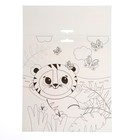 Мозаика стикерная форменная «Тигр на аэроплане» - фото 24662274