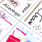 Наклейка пластик интерьерная цветная "Чемоданное настроение" 30х60 см - фото 21431632