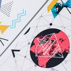 Наклейка пластик интерьерная цветная "Горы. Геометрия" 30х90 см 2 листа - фото 61015696