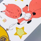 Наклейка интерьерная цветная «Лисёнок на астероиде», 30×90 см - фото 119363828