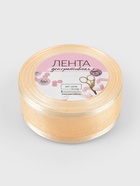 Лента декоративная, капроновая, атласная, 40 мм, 18 ±1 м, жёлтая - Фото 6