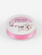 Лента декоративная, капроновая, атласная, 18 мм, 18±1 м, розовая - Фото 5