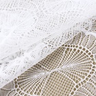 Кружевная эластичная ткань «Волны», 180 мм, 2.7±0.5 м, белая - Фото 3