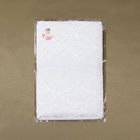 Кружевная эластичная ткань, 180 мм × 2,7 ± 0,5 м, цвет белый - Фото 5