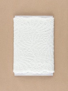 Кружевная эластичная ткань «Лепестки», 180 мм, 2.7±0.5 м, белая - Фото 4