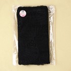 Кружевная эластичная ткань, 180±5 мм, 2.7±0.5 м, чёрная - Фото 4