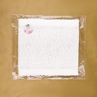 Кружевная эластичная ткань, 190 мм × 2,7 ± 0,5 м, цвет белый - Фото 4