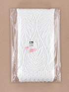 Кружевная эластичная ткань «Папоротник», 190 мм, 2.7±0.5 м, белая - Фото 5