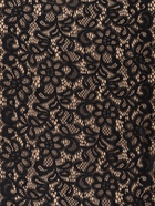 Кружевная эластичная ткань «Цветочное поле», 220 мм, 2.7±0.5 м, чёрная - Фото 3