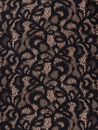 Кружевная эластичная ткань, 215 мм, 2.7±0.5 м, чёрная - Фото 3