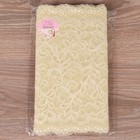 Кружевная эластичная ткань, 230 мм × 2,7 ± 0,5 м, цвет молочный - Фото 3