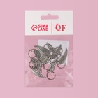 Пирсинг для волос «Крылья», 4.1×1 см, 10 шт., серебристый - Фото 6