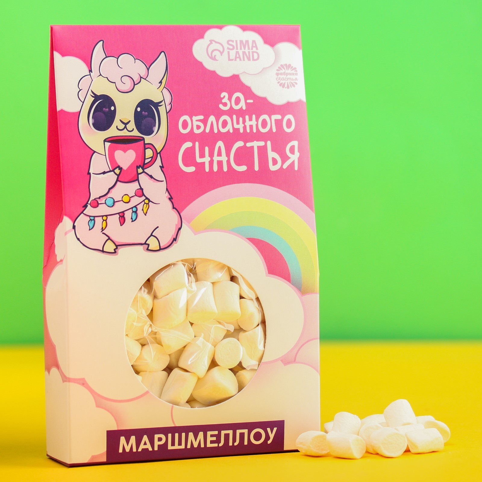 УЦЕНКА Маршмеллоу в коробке «Заоблочного счастья», 50 г (7363874 ...