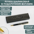 Ручка шариковая, в футляре, металл «Успехов во всем» - фото 320430263