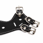 Намордник из прессованной кожи регулируемый, №1, ДН 4.5 см, ОМ 13-20 см, чёрный - Фото 11