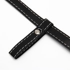 Намордник из прессованной кожи регулируемый, №1, ДН 4.5 см, ОМ 13-20 см, чёрный - Фото 7