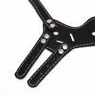 Намордник из прессованной кожи регулируемый, №1, ДН 4.5 см, ОМ 13-20 см, чёрный - Фото 9