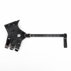 Намордник из прессованной кожи регулируемый, 3 (длина по носу 6.8 см, обхват морды 21-28 см), чёрный - Фото 4