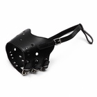 Намордник из прессованной кожи регулируемый, №5, ДН 9,3 см, ОМ 32-40 см, чёрный - Фото 3