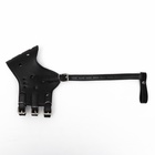 Намордник из прессованной кожи регулируемый, №5, ДН 9,3 см, ОМ 32-40 см, чёрный - Фото 4