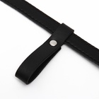 Намордник из прессованной кожи регулируемый, №5, ДН 9,3 см, ОМ 32-40 см, чёрный - Фото 8