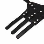 Намордник из прессованной кожи регулируемый, №5, ДН 9,3 см, ОМ 32-40 см, чёрный - Фото 10