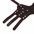 Намордник из прессованной кожи регулируемый, №5, ДН 9,3 см, ОМ 32-40 см, коричневый - Фото 10