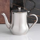 Чайник заварочный из нержавеющей стали «Султан», 1,2 л, 201 сталь, цвет хромированный - фото 4641119