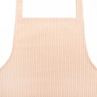 Кухонный набор «Полосы» фартук 60×70 см, прихватка 20×20 см, варежка 12×15 см, цвет бежевый, 50%п/э, 50%хл - фото 21432322