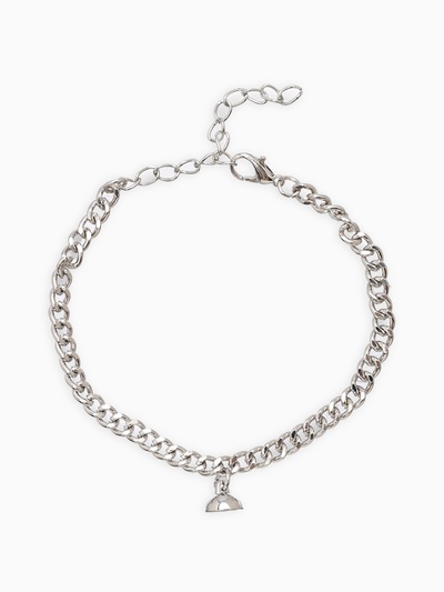 Браслеты парные «Неразлучники» на магните, цвет серебро L=17