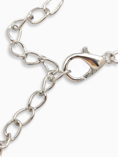 Браслеты парные «Неразлучники» на магните, цвет серебро L=17