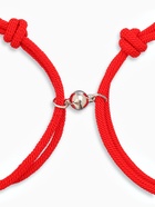 Браслеты парные «Неразлучники» на магнитах, замок с ключиком, красные, d=7 см - Фото 5