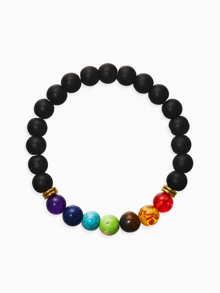 Браслет чакровый «Планеты», цветной, d=7, цветной - Фото 1