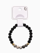 Браслет унисекс «Друиды» камень, цвет чёрно-серый, d=7 см - Фото 3