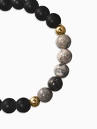 Браслет унисекс «Друиды» камень, цвет чёрно-серый, d=7 см - Фото 2