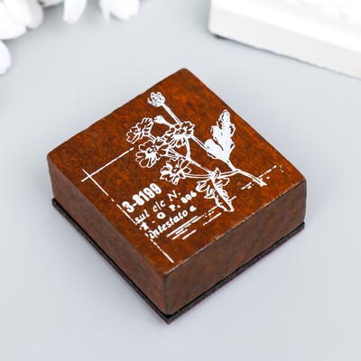Печать деревянная «Ромашки», 4.7×5 см