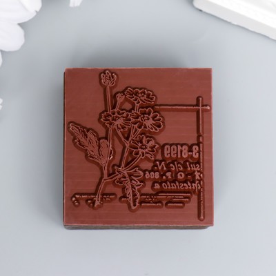 Печать деревянная «Ромашки», 4.7×5 см