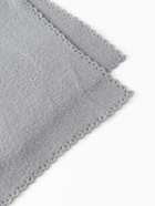 Плед флисовый «Экономь и Я», 150×180 см, плотность 160 г/м², светло-серый - Фото 6