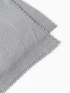 Плед флисовый «Экономь и Я», 150×200 см, плотность 160 г/м², светло-серый - Фото 6