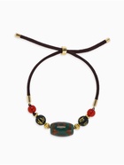 Браслет-оберег «Бусина Дзи» на шнурке, овал, цветной, d=7 см - Фото 1