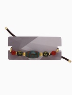 Браслет-оберег «Бусина Дзи» на шнурке, овал, цветной, d=7 см - Фото 5