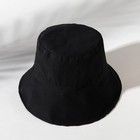 Панама женская двусторонняя MINAKU, принт леопард, бежевая, размер 58 - фото 24410715