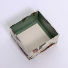 Коробка для кондитерских изделий с PVC крышкой «Цветы», 11.5 х 11.5 х 6 см - Фото 3