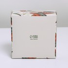 Коробка для кондитерских изделий с PVC крышкой «Цветы», 11.5 х 11.5 х 6 см - Фото 4