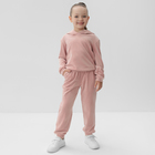 Костюм детский (толстовка, брюки) KAFTAN "Basic line" размер 30 (98-104см), розовый - фото 9492141