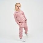Костюм детский (толстовка, брюки) KAFTAN "Basic line" размер 30 (98-104см), розовый - Фото 5